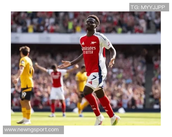 萨卡凭出色表现荣膺阿森纳战胜狼队的全场最佳球员称号